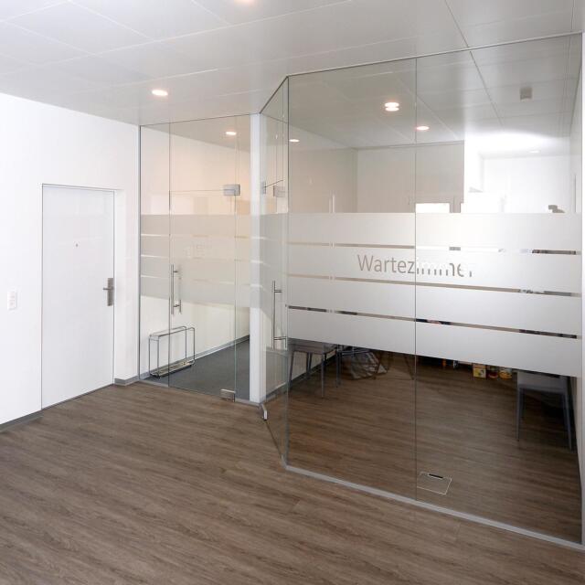 Verbindende Glastrennwände